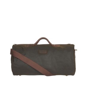 Barbour Wax Holdall Bag Olive