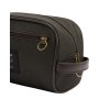 Barbour Wax Washbag Olive/Beacon
