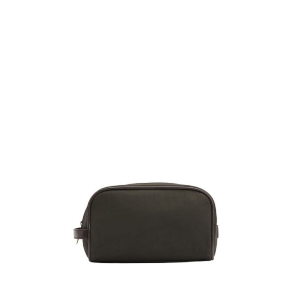Barbour Wax Washbag Olive/Beacon