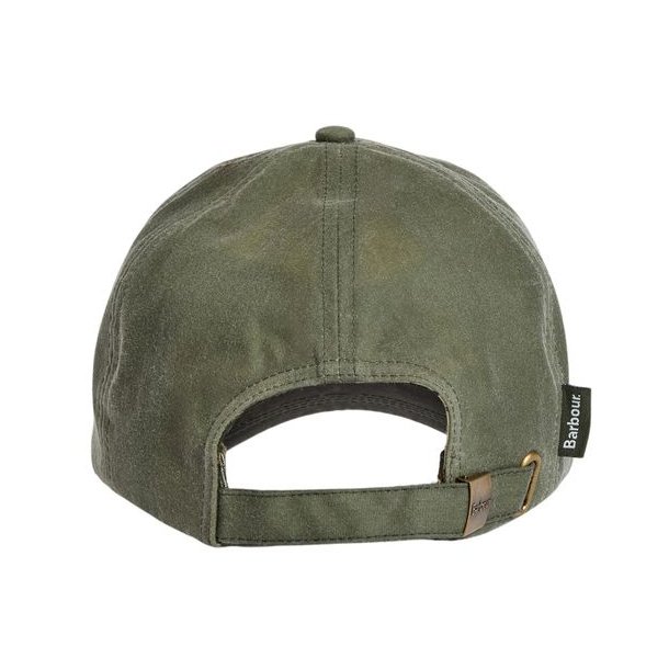 Barbour Waxed Sports Cap Light Moss