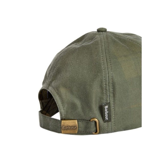 Barbour Waxed Sports Cap Light Moss