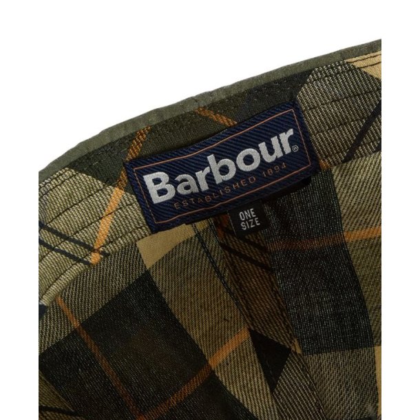 Barbour Waxed Sports Cap Light Moss