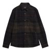 Barbour Woodlane Brushed Check Overshirt Shadow Classic Tartan