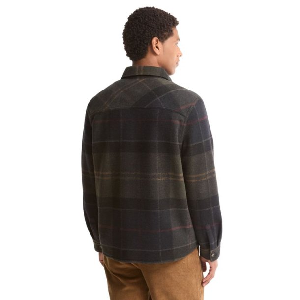 Barbour Woodlane Brushed Check Overshirt Shadow Classic Tartan