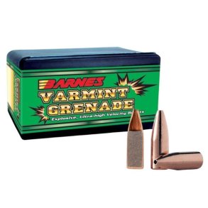 Barnes .22 50gr HP Varmint Grenade 30198 .224 100stk Projektiler