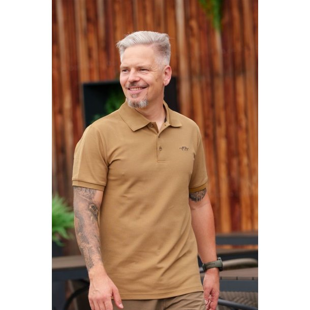Blaser Solid Polo 25 Dull Gold