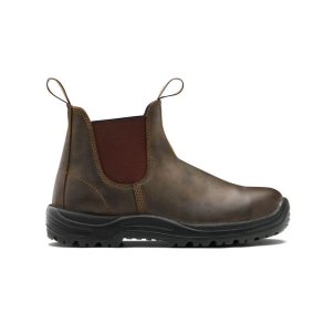 Blundstone Model 196 Safety Boot Rustic Brown