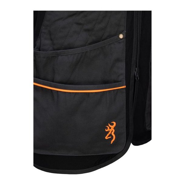 Browning Shooting Vest Claymaster Ash Grey