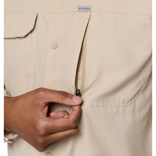 Columbia Skien Valley Long Sleeve Shirt Ancient Fossil