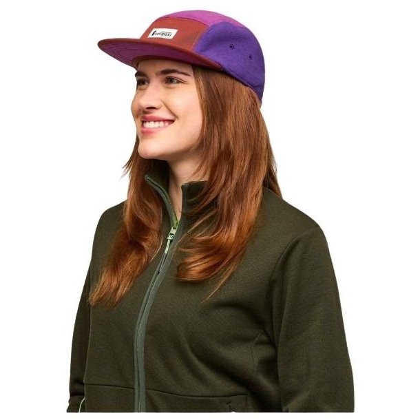 Cotopaxi Fleece 5-Panel Hat Rusty & Mauve