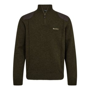 Deerhunter Finley 1/2-Zip Knit Woodland Melange