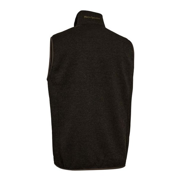 Deerhunter Moor Knitted Waistcoat Brown Leaf