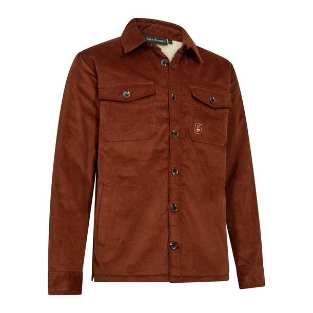 Deerhunter Sherpa Lined Corduroy Jacket Rustleaf