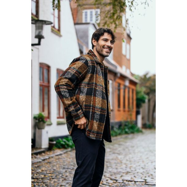 Deerhunter Wilder Overshirt Brown Check