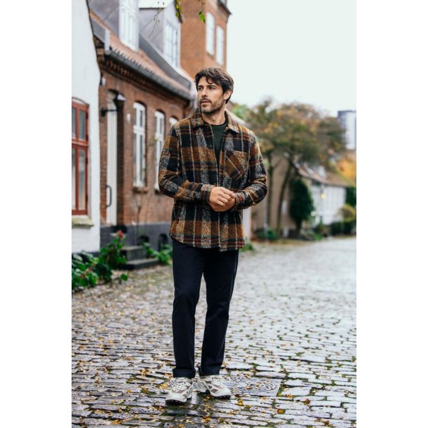 Deerhunter Wilder Overshirt Brown Check