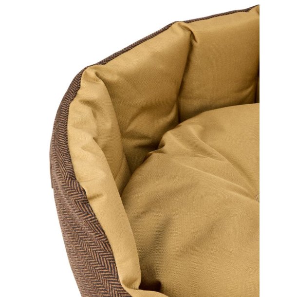 Dubarry Buster Tweed Dog Bed Mocha