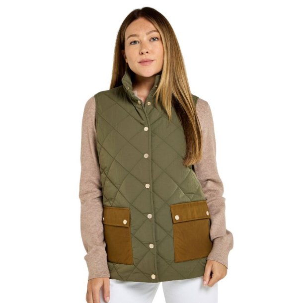 Dubarry Clashmore W Vest Kelp