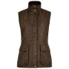 Dubarry Rathsallagh Lady Wax Cotton Gilet Cafe