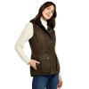 Dubarry Rathsallagh Lady Wax Cotton Gilet Cafe