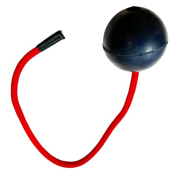 Dummy Gummikugle Med Snor