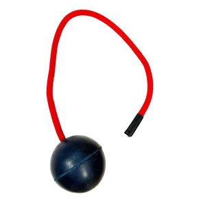 Dummy Gummikugle Med Snor