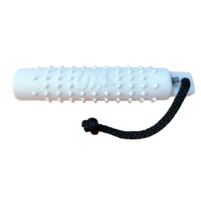 Dummy I Hvid Gummi Med Snor Til Vandtr�ning