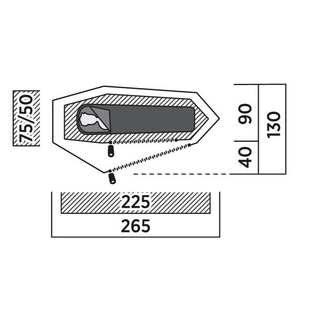 Easy Camp Sarek 1 Pers. Telt Dark Green