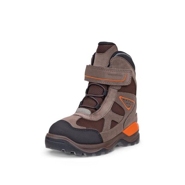 Ecco Snow Mountain Kids St�vle Black/Marron/Mocha