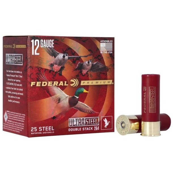 Federal Ultra Steel 12/76 str.3&5/35g Double Stack - 25stk Haglpatron