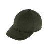 Fiebig Baseballcap i Uldmix M/�reflap Olive Green