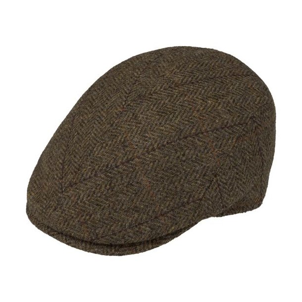 Fiebig Sixpence i Shetlandsuld M/�reflap Beige