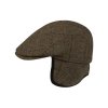 Fiebig Sixpence i Shetlandsuld M/�reflap Beige