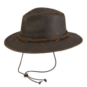 Fiebig Stofhat Traveller M/Justerbar Hagerem Brown