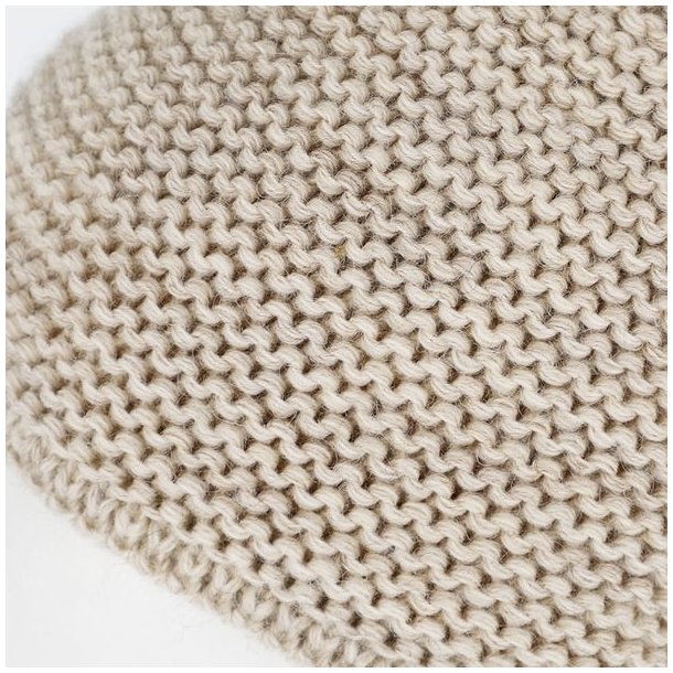 Fiebig Strikhue M/Pompom Beige