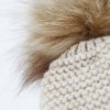 Fiebig Strikhue M/Pompom Beige