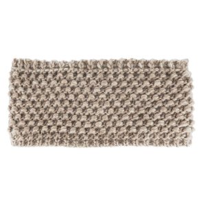 Fiebig Strikket �revarmer 100% Uld Taupe
