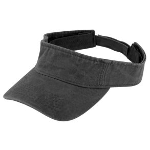 Fiebig Visor washed cotton solid Anthracite
