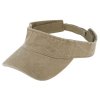 Fiebig Visor washed cotton solid Beige