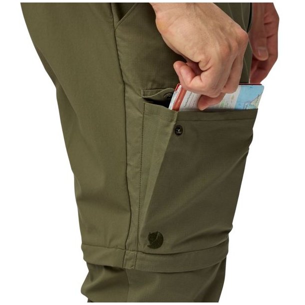 Fj�llr�ven Abisko Hybrid Trail Zip-off Black