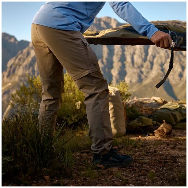 Fj�llr�ven Abisko Hybrid Trail Zip-off W Suede Brown