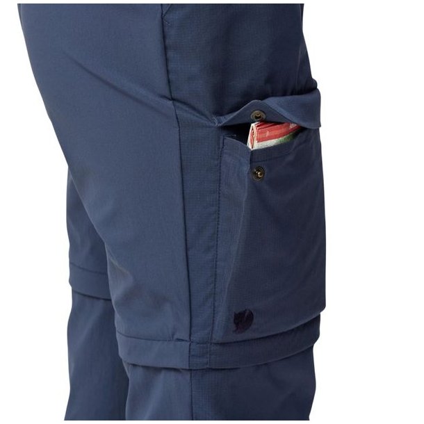 Fj�llr�ven Abisko Hybrid Trail Zip-off W Black