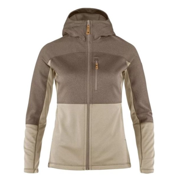 Fj�llr�ven Abisko Trail Fleece W Fossil-Suede Brown