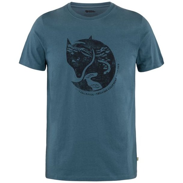 Fj�llr�ven Arctic Fox T shirt Indigo Blue
