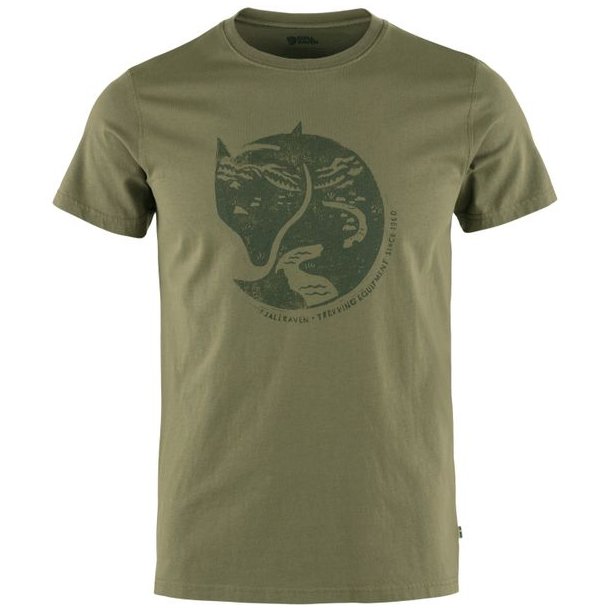 Fj�llr�ven Arctic Fox T shirt Laurel Green
