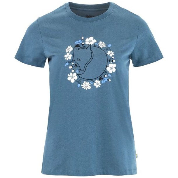 Fj�llr�ven Fj�llblomst Fox T-shirt W Dawn Blue