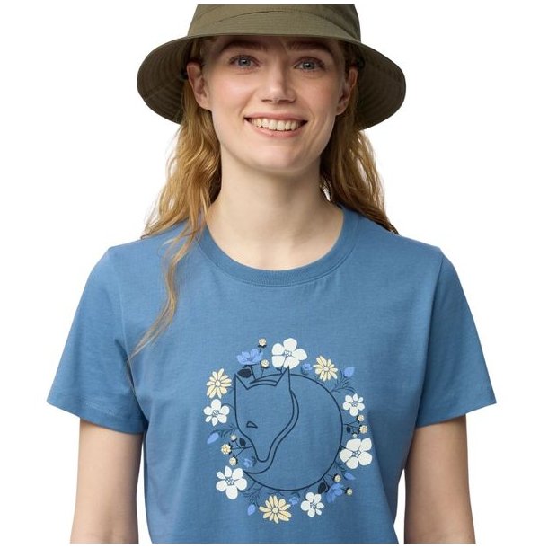 Fj�llr�ven Fj�llblomst Fox T-shirt W Dawn Blue