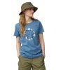 Fj�llr�ven Fj�llblomst Fox T-shirt W Dawn Blue