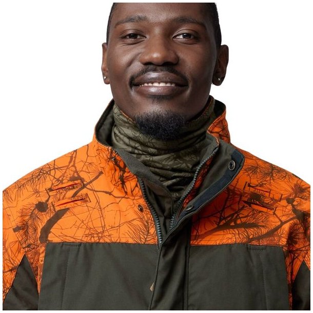 Fj�llr�ven Lappland Neck Gaiter Green Camo-Orange Multi Camo
