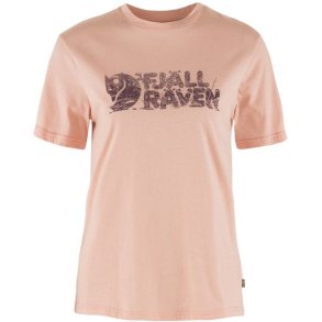 Fjllrven Lush Logo T-Shirt W Chalk Rose