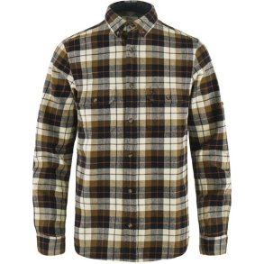 Fj�llr�ven Singi Heavy Flannel Shirt Chalk White-Dark Navy